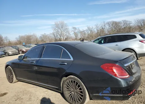 2016 Mercedes-Benz S 550 4Matic z USA, uszkodzony, nr VIN WDDUG8FB0GA220723